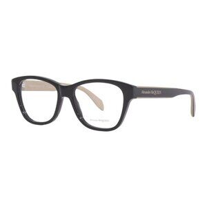 NEW ALEXANDER MCQUEEN EYEGLASSES AM0306O 004  BLACK/BROWN WOMEN SQUARE EYEWEAR